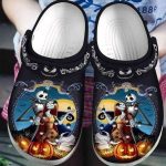 Nightmare Before Christmas Couples Crocs – Jack Skeleton Wife in Love Clog Perfect Birthday Gift for Men and Women