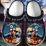 Nightmare Before Christmas Couples Crocs – Jack Skeleton Wife in Love Clog Perfect Birthday Gift for Men and Women