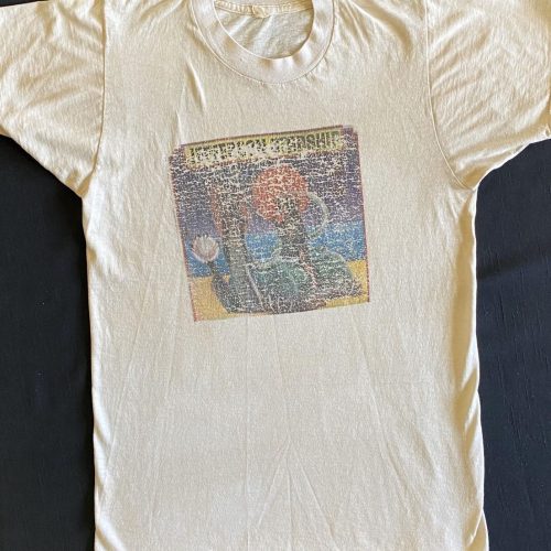 Vintage Jefferson Starship Spitfire 1976 T-Shirt – Soft & Worn Beige Single Stitch – Limited Edition