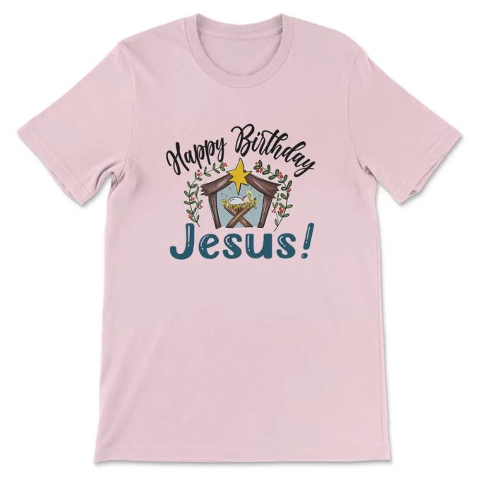 Happy Birthday Jesus T-Shirt: Celebrate With Jesus In A Manger