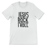 Jesus Is My Rock T-shirt: Rock and Roll with Faith!