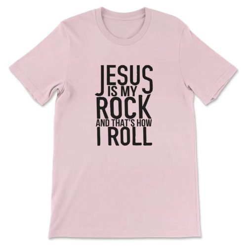 Jesus Is My Rock T-shirt: Rock and Roll with Faith!