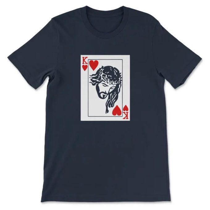 Spread Love With Our Jesus King Of Hearts Tee – Perfect For Faithful Hearts!