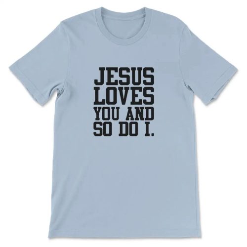 Spread God s Love with Jesus Loves You Christian Tee – Embrace Faith & Support!