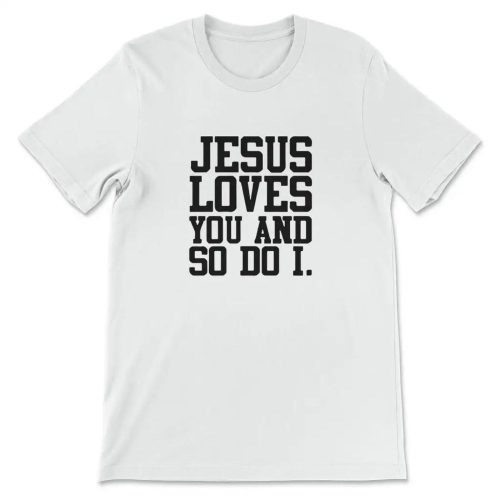 Spread God s Love with Jesus Loves You Christian Tee – Embrace Faith & Support!