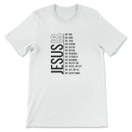 Jesus My Lord My God My All Christian T-shirt: Faithful Apparel for Devoted Believers