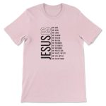 Jesus My Lord My God My All Christian T-shirt: Faithful Apparel for Devoted Believers