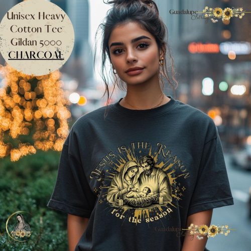 Jesus Nativity Scene Unisex Shirt – Catholic Winter Apparel for Festive Faith Clothing