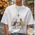 Religious Christmas Shirt: Jesus Nativity Scene Unisex Apparel Catholic Winter Outfit