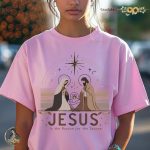 Religious Christmas Shirt: Jesus Nativity Scene Unisex Apparel Catholic Winter Outfit