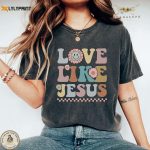 Retro Jesus T-Shirt: Unique Faith Gift for Church Clothing – Inspiring Bible Verse Shirt Retro Jesus T-Shirt: Unique Faith Gift for Church Clothing – Inspiring Bible Verse Shirt