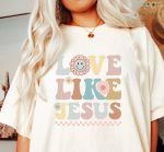 Retro Jesus T-Shirt: Unique Faith Gift for Church Clothing – Inspiring Bible Verse Shirt Retro Jesus T-Shirt: Unique Faith Gift for Church Clothing – Inspiring Bible Verse Shirt