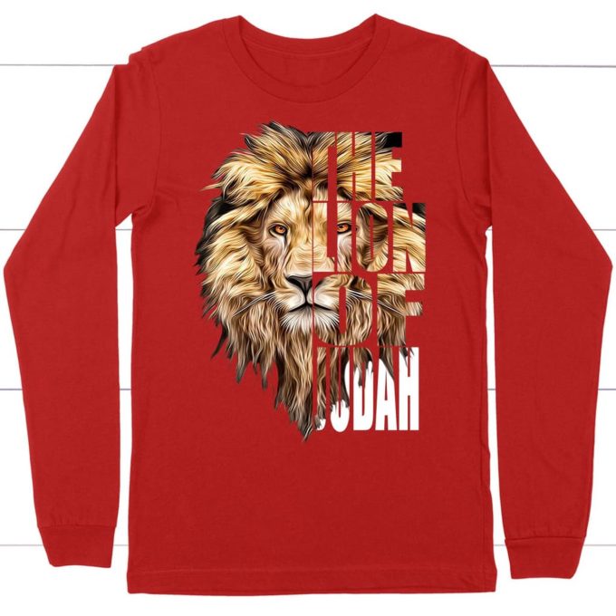 Roar With Style: Jesus The Lion Of Judah Long Sleeve T-Shirt