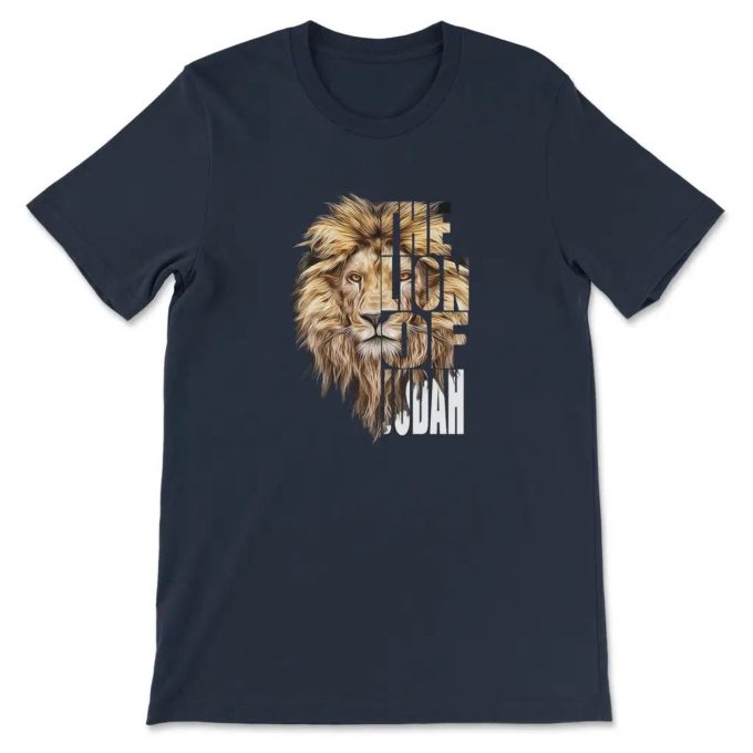 Roar With Faith: Jesus The Lion Of Judah T-Shirt – Unleash Your Inner Strength!