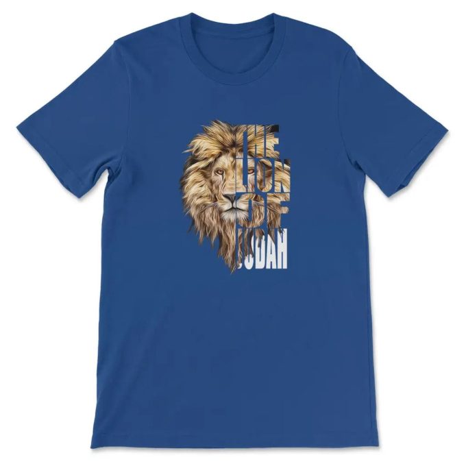 Roar With Faith: Jesus The Lion Of Judah T-Shirt – Unleash Your Inner Strength!