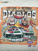 John Force & Tony Pedregon Signed Dos Diablos NHRA Racing Shirt – Limited Edition