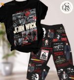 John Wick Pajamas Set: Movie-Inspired Short Sleeve Pajamas for Men & Women