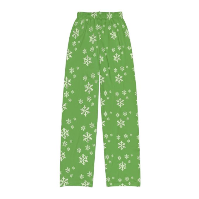 Stay Cozy This Christmas With Kids Green Pajama Pants - Winter Comfort For Snowy Nights! 2