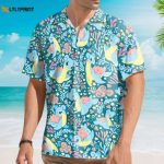 Lapras Hawaiian Shirt: Anime Gift for Dad & Friends – Summer 2024 Beach Shirt