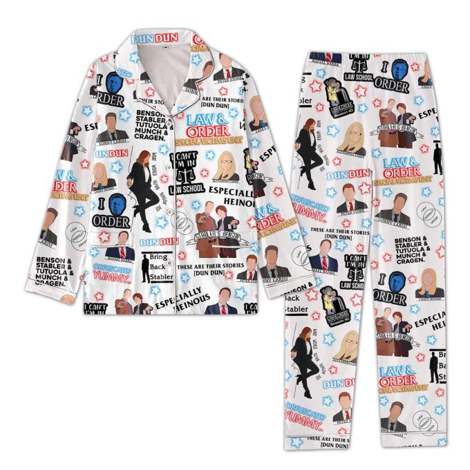 Law And Order Pajamas Set – Christmas Movie Pjs For Women And Family