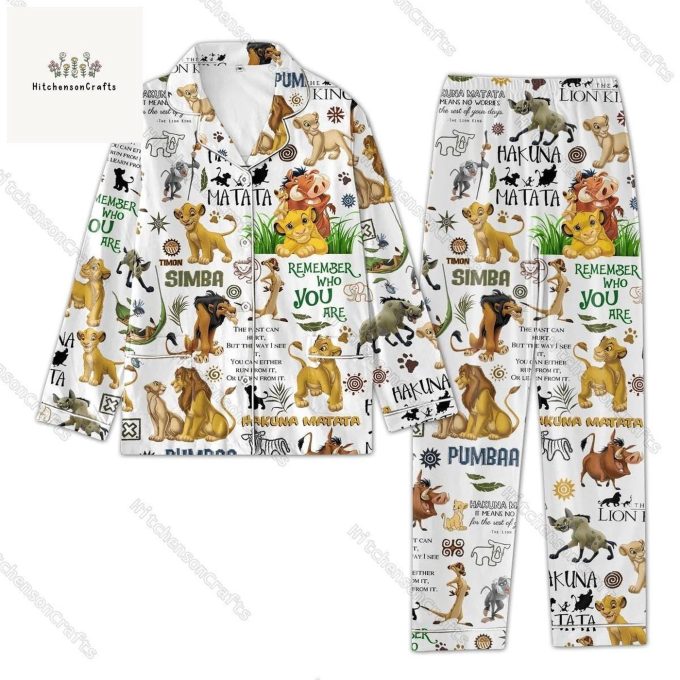 Disney Lion King Pajamas Set: Matching Family Pjs Christmas Gift For Movie Lovers