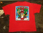 1995 Vintage Looney Tunes Tshirt: Christmas Tee with Taz Bugs Bunny Wile E Coyote – Limited Edition Santa Shirt