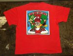 1995 Vintage Looney Tunes Tshirt: Christmas Tee with Taz Bugs Bunny Wile E Coyote – Limited Edition Santa Shirt