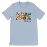 Love Like Jesus: Fall Thanksgiving Christian T-Shirt – Embrace Faith and Gratitude