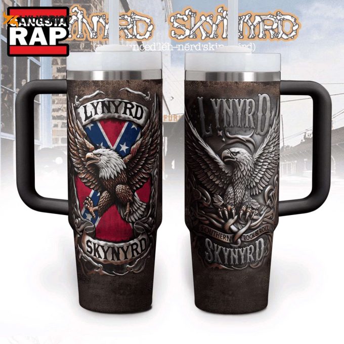 Rock Out With Lynyrd Skynyrd: 40Oz Stanley Tumbler – Perfect For Music Lovers!