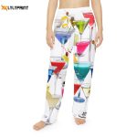 Martini Pajamas: Trendy Cocktail Pants for Her – Funny Christmas Gift Plus Size Holiday Drinking PJs