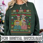 Golden Girls Christmas Shirt: White Bea Design PNG Download – Perfect for Golden Girls Lovers & Movie Fans! Golden Girls Christmas Shirt: White Bea Design PNG Download – Perfect for Golden Girls Lovers & Movie Fans!