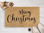 Merry Christmas Doormat: Festive Holiday Season Décor & Housewarming Gift