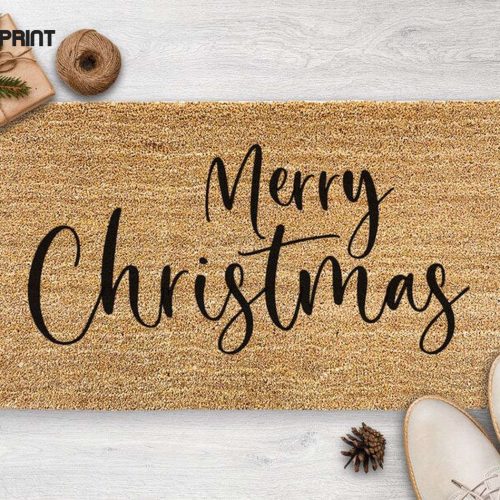 Merry Christmas Doormat: Festive Holiday Season Décor & Housewarming Gift