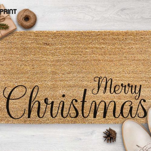 Merry Christmas Doormat: Festive Holiday Season Decor & Welcome Mat – Perfect Housewarming Gift!