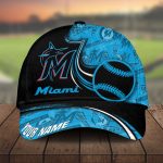 Miami Marlins Personalized Classic Cap For Fan