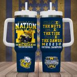 Michigan Wolverines Football 40oz Stanley Tumbler Gift: Show Your Team Pride!