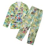 Summer Fun: Mickey Aloha Pajamas for Family – Disney Cartoon Set