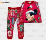 Mickey Christmas Pajama Set: Custom Matching Family Pajamas for Festive Celebrations!