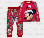 Mickey Christmas Pajama Set: Custom Matching Family Pajamas for Festive Celebrations!