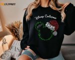 Festive Mickey Christmas Sweatshirt & Disney Hoodie: Xmas Family Pajamas & Santa Claus Sweatshirt