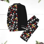 Disney Mickey Mouse Christmas Pajama Set: Festive Xmas Pajamas for Mickey and Friends Santa Pants Movie Shirt Perfect Christmas Gift