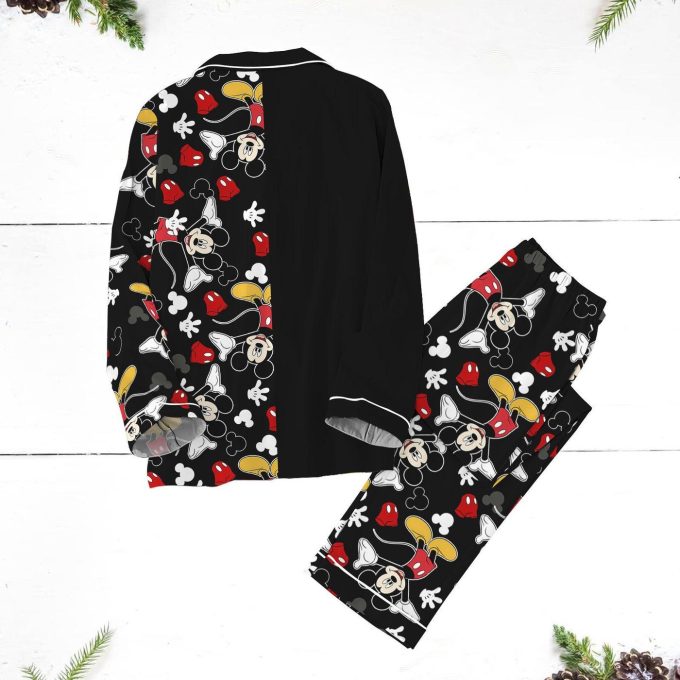 Disney Mickey Mouse Christmas Pajama Set: Festive Xmas Pajamas For Mickey And Friends Santa Pants Movie Shirt Perfect Christmas Gift