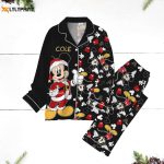 Disney Mickey Mouse Christmas Pajama Set: Festive Xmas Pajamas for Mickey and Friends Santa Pants Movie Shirt Perfect Christmas Gift