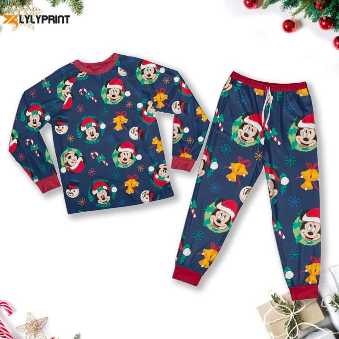 Magical Mickey Mouse Christmas Pajamas Set – Perfect For Family Matching &Amp;Amp; Gifts!