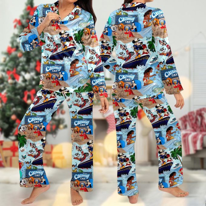 Magical Mickey Mouse Cruise Trip Pajamas Set &Amp; Cartoon Women Pjs – Perfect Summer Family Vacation Gift