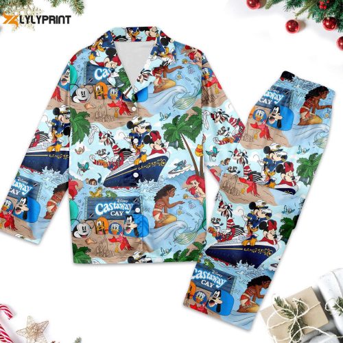 Magical Mickey Mouse Cruise Trip Pajamas Set & Cartoon Women PJs – Perfect Summer Family Vacation Gift