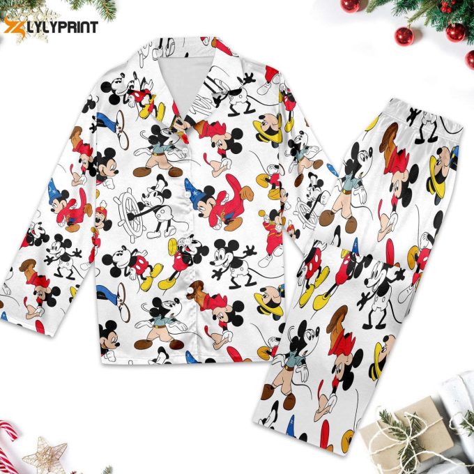 Mickey Mouse Fantasy Pajamas &Amp;Amp; T-Shirt Set: Animated Mouse Women S Pj Cartoon Magic Kingdom Trip Gift