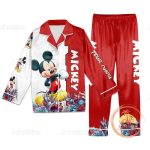 Magical Mickey Mouse Pajamas Set: Customizable Comfy Holiday Pants for Disney Fans