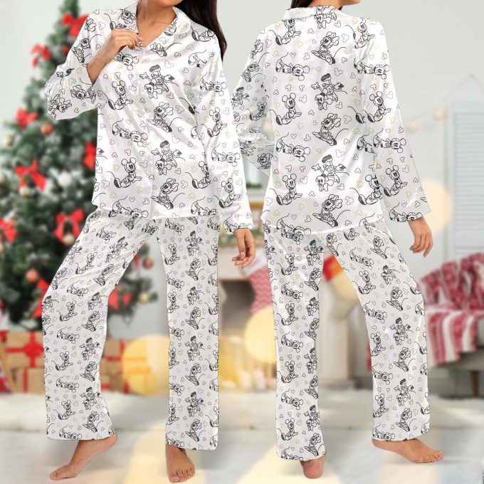 Mickey Mouse Pajamas Set &Amp; Women S Shirt: Animated Cartoon Magic Kingdom – Shop Now!