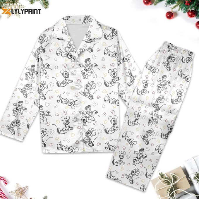 Mickey Mouse Pajamas Set &Amp;Amp; Women S Shirt: Animated Cartoon Magic Kingdom – Shop Now!